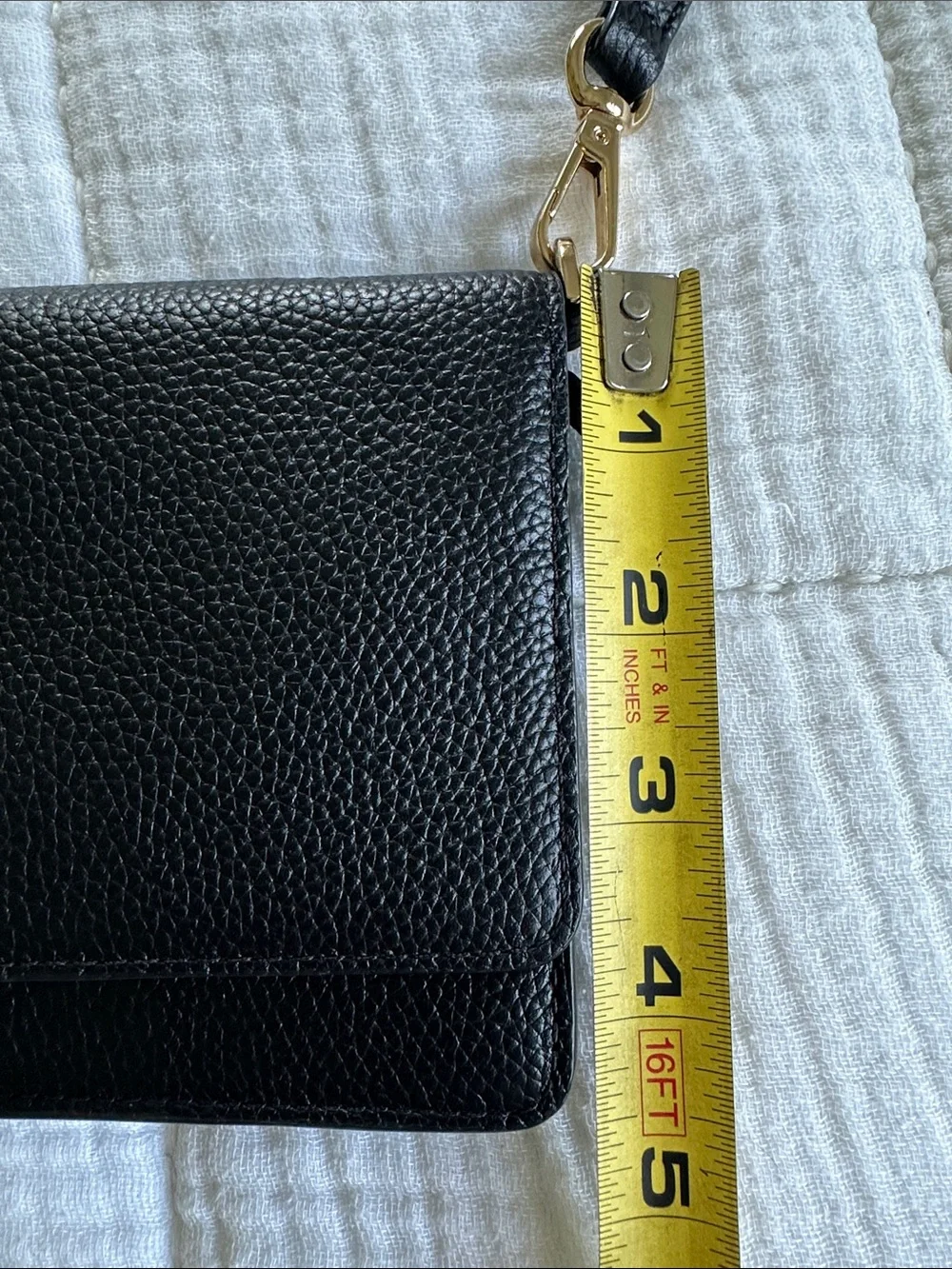 Michael Kors Black Pebbled Leather Crossbody